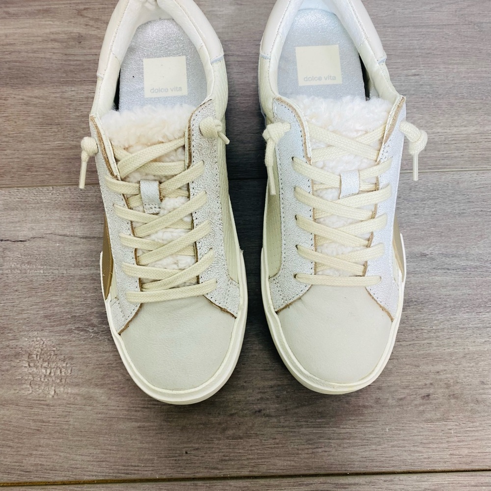 Brand new DOLCE VITA Women's Zina Plush Sneaker size 7 no box - Picture 5 of 14